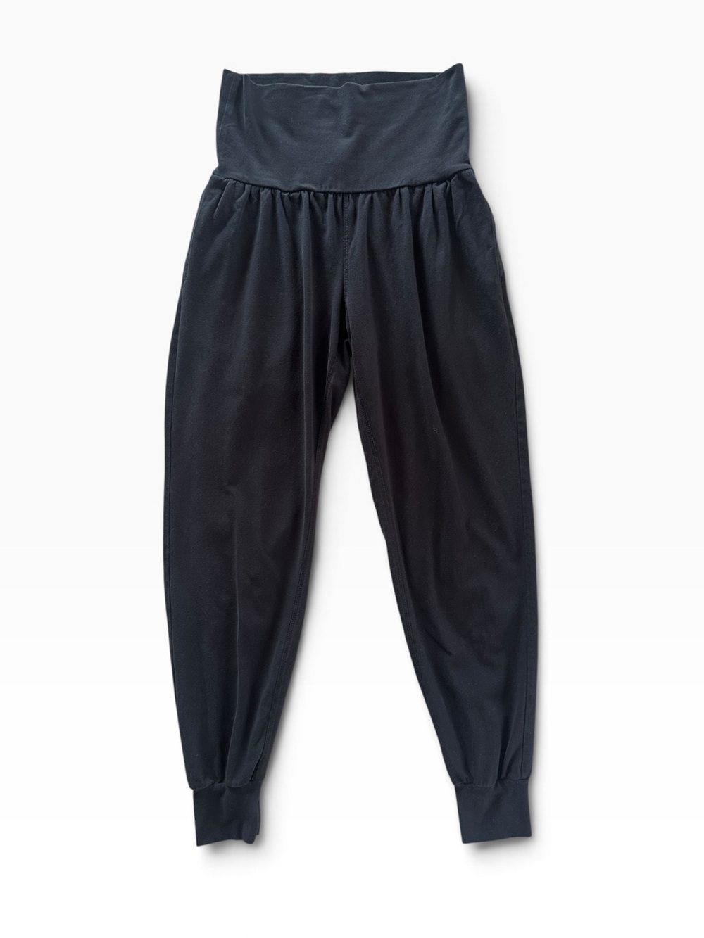 Pact Organic Cotton Foldover Waist Jogger Pants Lounge - Black
Size Small
